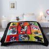 3D Cute French Bulldog Blanket Animal Dog Print Flannel Throw Blanket for Puppy Dog Crib Bed Couch Sofa Super Soft Lightweight Throw Frenchie Gifts fo