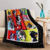 3D Cute French Bulldog Blanket Animal Dog Print Flannel Throw Blanket for Puppy Dog Crib Bed Couch Sofa Super Soft Lightweight Throw Frenchie Gifts fo