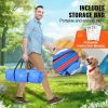 VEVOR Dog Agility Training Equipment 4 PCS Set with Hurdles Jump Ring Pause Box
