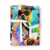 Boxer Hippie Dawg Apron Cooking Kitchen Server Baking Crafts Gardening for Adult Women Men, Unisex, Large, Multicolor