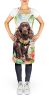 Cocker Spaniel Luau Apron Cooking Kitchen Server Baking Crafts Gardening for Adult Women Men, Unisex, Large, Multicolor
