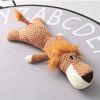 Plush Cartoon Puppy Dog Toy Pet Dog Chew Squeak Toys For Small Dogs Teeth Grinding Pet Products Dog Accessories